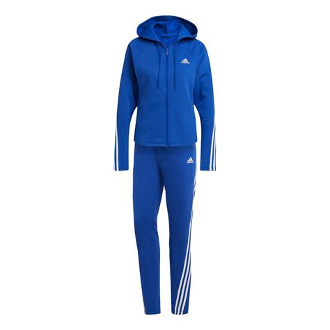 adidas trainingspak blauw zwart|trainingspakken dames adidas.